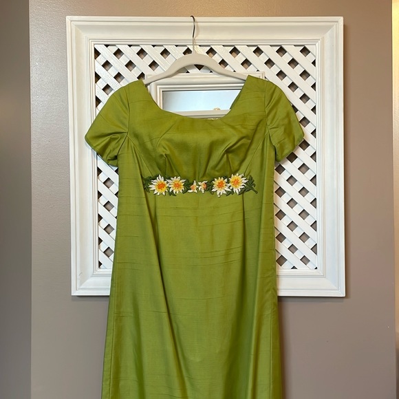 RARE 1960s Vintage dress excellent condition size XS Bridgerton vibe - Picture 1 of 8